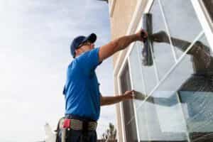 Professional window cleaner